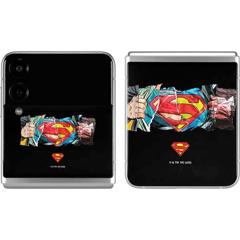 DC Comics Superman Shield Galaxy Z Flip4 5G Skin